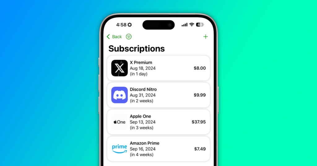 indie-app-spotlight:-‘submanager’-helps-you-keep-track-of-your-subscriptions