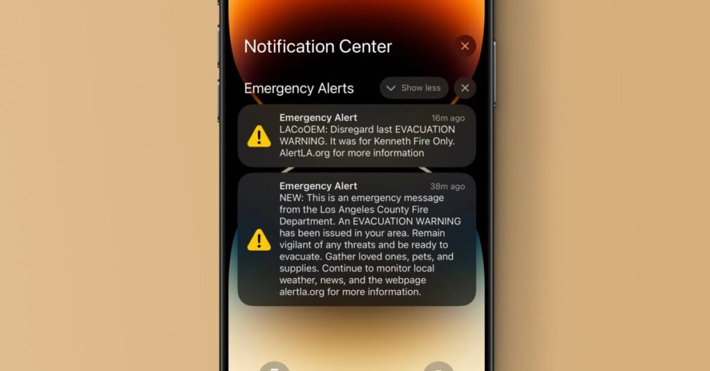 all-iphone-users-in-los-angeles-were-accidentally-sent-an-evacuation-alert