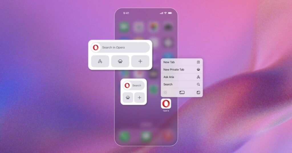 opera-browser-makes-it-easier-to-interact-with-its-ai-through-a-new-ios-widget