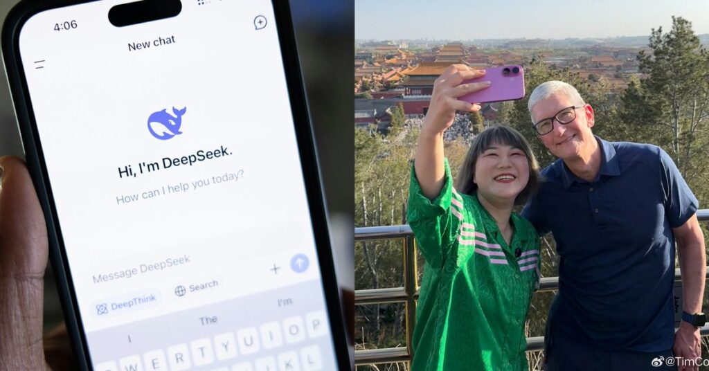 tim-cook-says-china’s-deepseek-ai-is-‘excellent’-during-visit-to-country