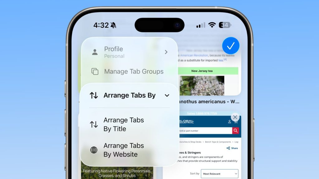 safari-in-ios-26-includes-apple-intelligence-tab-organizing-feature