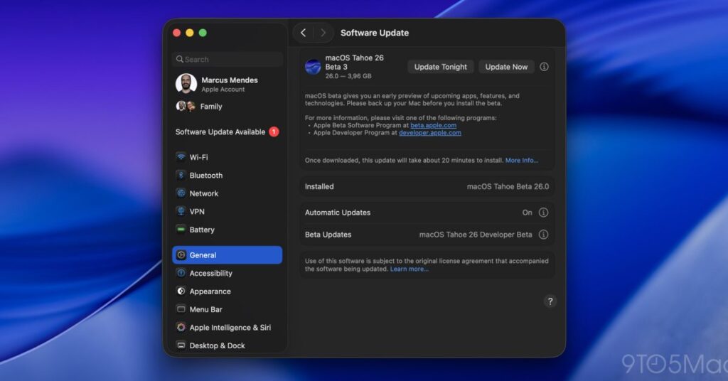 following-hiccup,-macos-tahoe-26-developer-beta-3-is-now-available-for-apple-silicon-macs