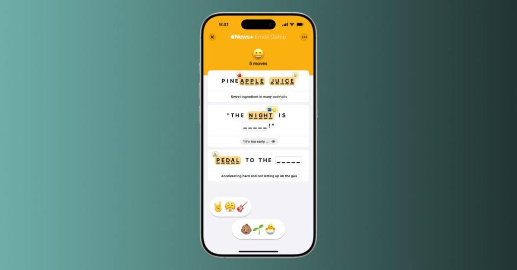 apple-news+-launches-clever-new-‘emoji-game’-for-ios-18.4-and-later